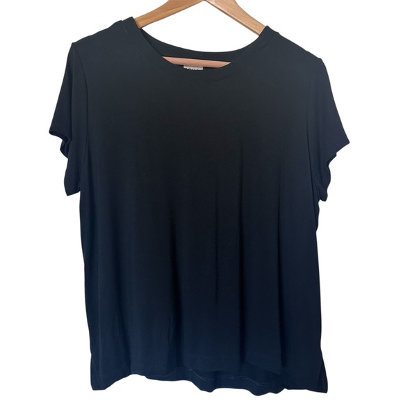 Soma COOL NIGHTS Banded Joggers & Short Sleeve Top Pajama Set Stargazer Grand L - Picture 4 of 14